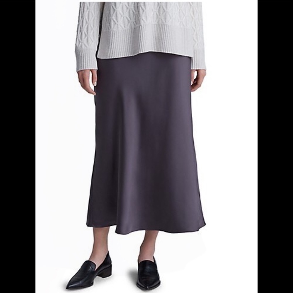 Club Monaco Charcoal/charbon Slip Skirt Size 6